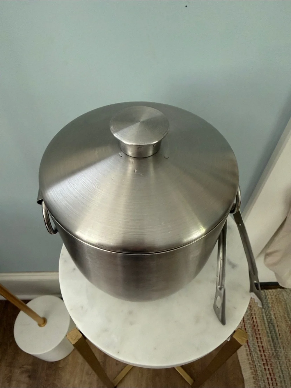 Target Stainless Steel Ice Bucket with Tongs - Silver